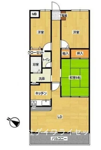 生駒市ファミリー区分3LDK◆オーナーチェンジ