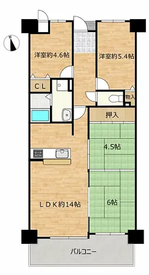 神戸市須磨区　区分マンション　4LDK