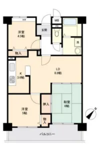 融資可　区分マンション　富田林市　3LDK　1050万