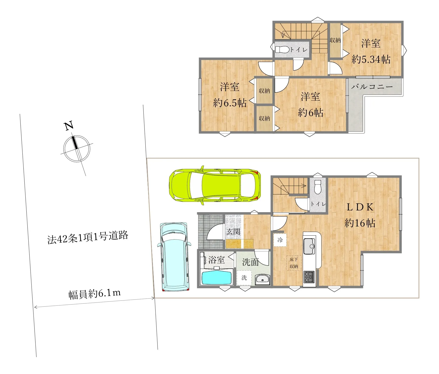 フルローンパフォーマンス例③　明石市　新築戸建　3LDK　駐車場2台可