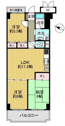 融資可　神戸市北区　区分マンション　オーナーチェンジ　1150万円